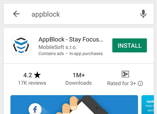 AppBlock trên CHPlay
